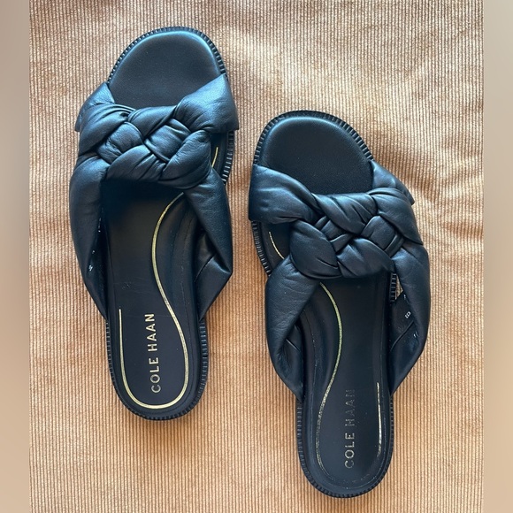 Cole Haan Shoes - Cole Haan | Women's Black Anica Slide Sandals